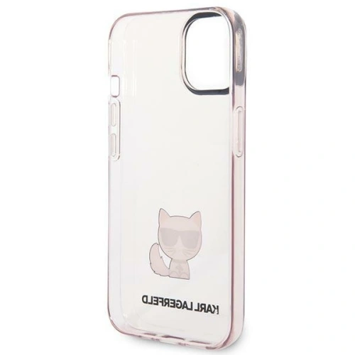 Buy Karl Lagerfeld KLHCP14MCTTRI Apple iPhone 14 Plus / 15 Plus hardcase pink Transparent Choupette Body - KLD1037 - {ean13} - Home Screen Store Europe