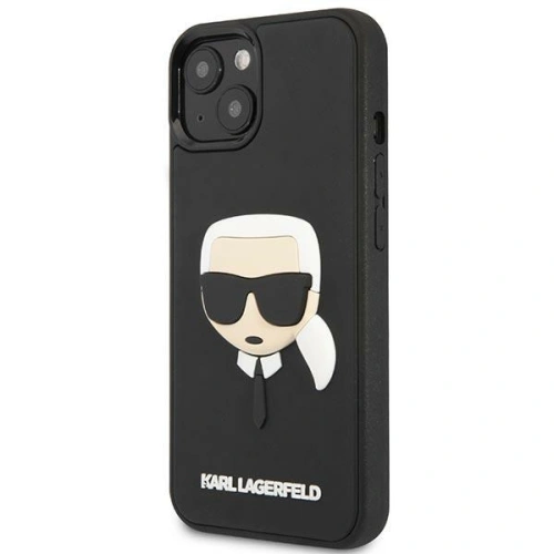 Kup Case Karl Lagerfeld KLHCP14MKH3DBK Apple iPhone 14 Plus / 15 Plus schwarz/hardcase 3D Gummi Karls Kopf - KLD1038 - {ean13} - Sklep Home Screen