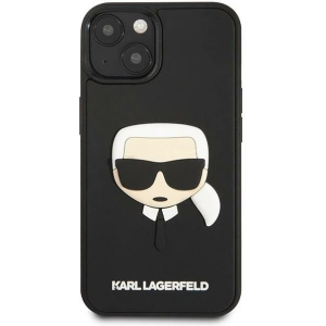 Etui Karl Lagerfeld KLHCP14MKH3DBK Apple iPhone 14 Plus / 15 Plus czarny/black hardcase 3D Rubber Karl`s Head