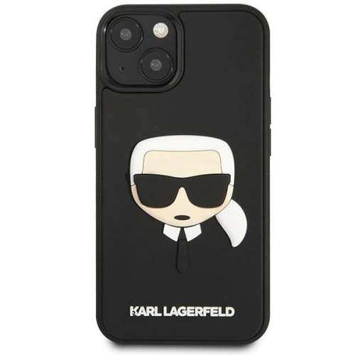 Kup Case Karl Lagerfeld KLHCP14MKH3DBK Apple iPhone 14 Plus / 15 Plus schwarz/hardcase 3D Gummi Karls Kopf - KLD1038 - {ean13} - Sklep Home Screen