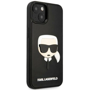 Etui Karl Lagerfeld KLHCP14MKH3DBK Apple iPhone 14 Plus / 15 Plus czarny/black hardcase 3D Rubber Karl`s Head