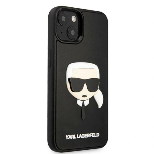Kup Case Karl Lagerfeld KLHCP14MKH3DBK Apple iPhone 14 Plus / 15 Plus schwarz/hardcase 3D Gummi Karls Kopf - KLD1038 - {ean13} - Sklep Home Screen