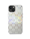 Kup Etui Karl Lagerfeld KLHCP14MLGMMSV3 Apple iPhone 14 Plus / 15 Plus hardcase srebrny/silver Monogram Iridescent - KLD1039 - {ean13} - Sklep Home Screen