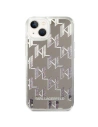 Kup Etui Karl Lagerfeld KLHCP14MLMNMS Apple iPhone 14 Plus / 15 Plus hardcase srebrny/silver Liquid Glitter Monogram - KLD1040 - {ean13} - Sklep Home Screen