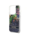 Kup Etui Guess GUHCP14LLFLSB Apple iPhone 14 Pro modrý/blue hardcase Flower Liquid Glitter - GUE1974 - {ean13} - Sklep Home Screen