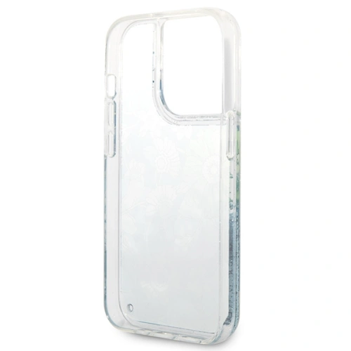 Kup Case Guess GUHCP14LLFLSN Apple iPhone 14 Pro grün/hardcase Flower Liquid Glitter - GUE1976 - {ean13} - Sklep Home Screen