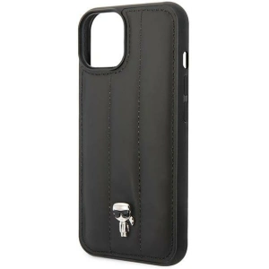 Etui Karl Lagerfeld KLHCP14MPSQPK Apple iPhone 14 Plus / 15 Plus hardcase czarny/black Puffy Ikonik Pin