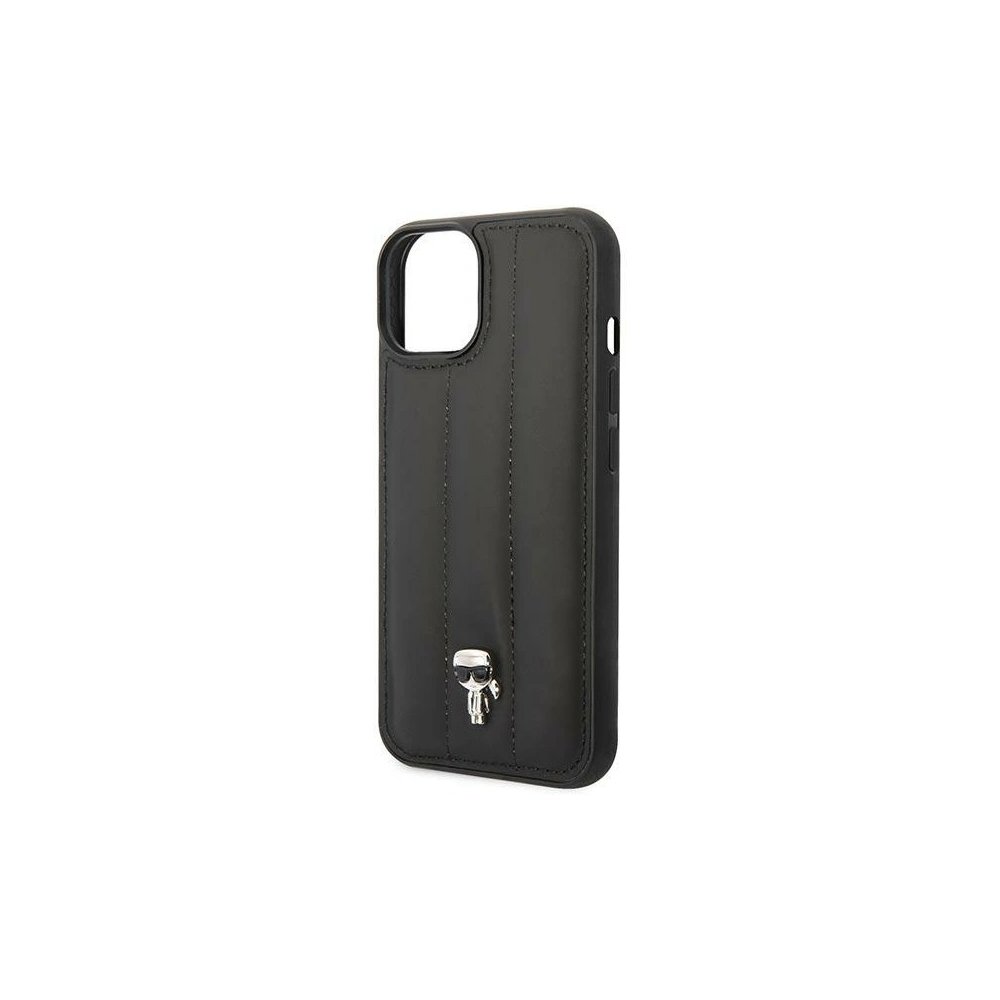 Etui Karl Lagerfeld KLHCP14MPSQPK Apple iPhone 14 Plus / 15 Plus hardcase czarny/black Puffy Ikonik Pin
