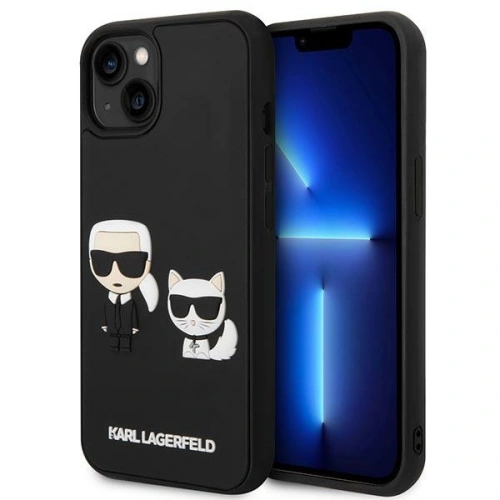 Kup Etui Karl Lagerfeld KLHCP14S3DRKCK Apple iPhone 14 černý/black hardcase Karl&Choupette Ikonik 3D - KLD1045 - {ean13} - Sklep Home Screen