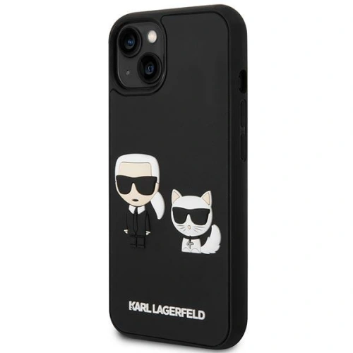 Kup Etui Karl Lagerfeld KLHCP14S3DRKCK Apple iPhone 14 černý/black hardcase Karl&Choupette Ikonik 3D - KLD1045 - {ean13} - Sklep Home Screen