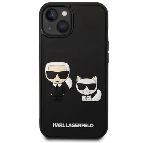 Kup Etui Karl Lagerfeld KLHCP14S3DRKCK Apple iPhone 14 černý/black hardcase Karl&Choupette Ikonik 3D - KLD1045 - {ean13} - Sklep Home Screen