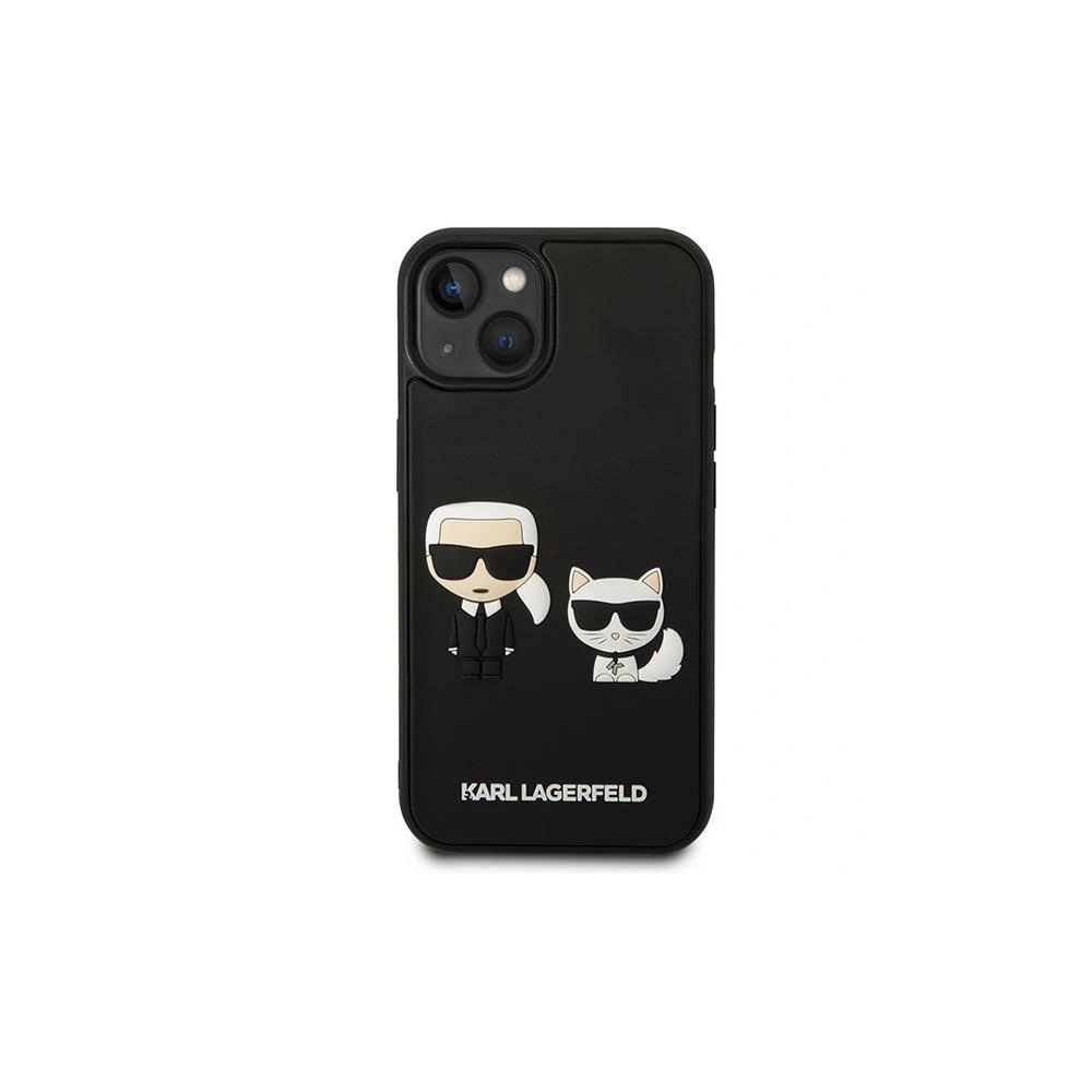 Etui Karl Lagerfeld KLHCP14S3DRKCK Apple iPhone 14 czarny/black hardcase Karl&Choupette Ikonik 3D