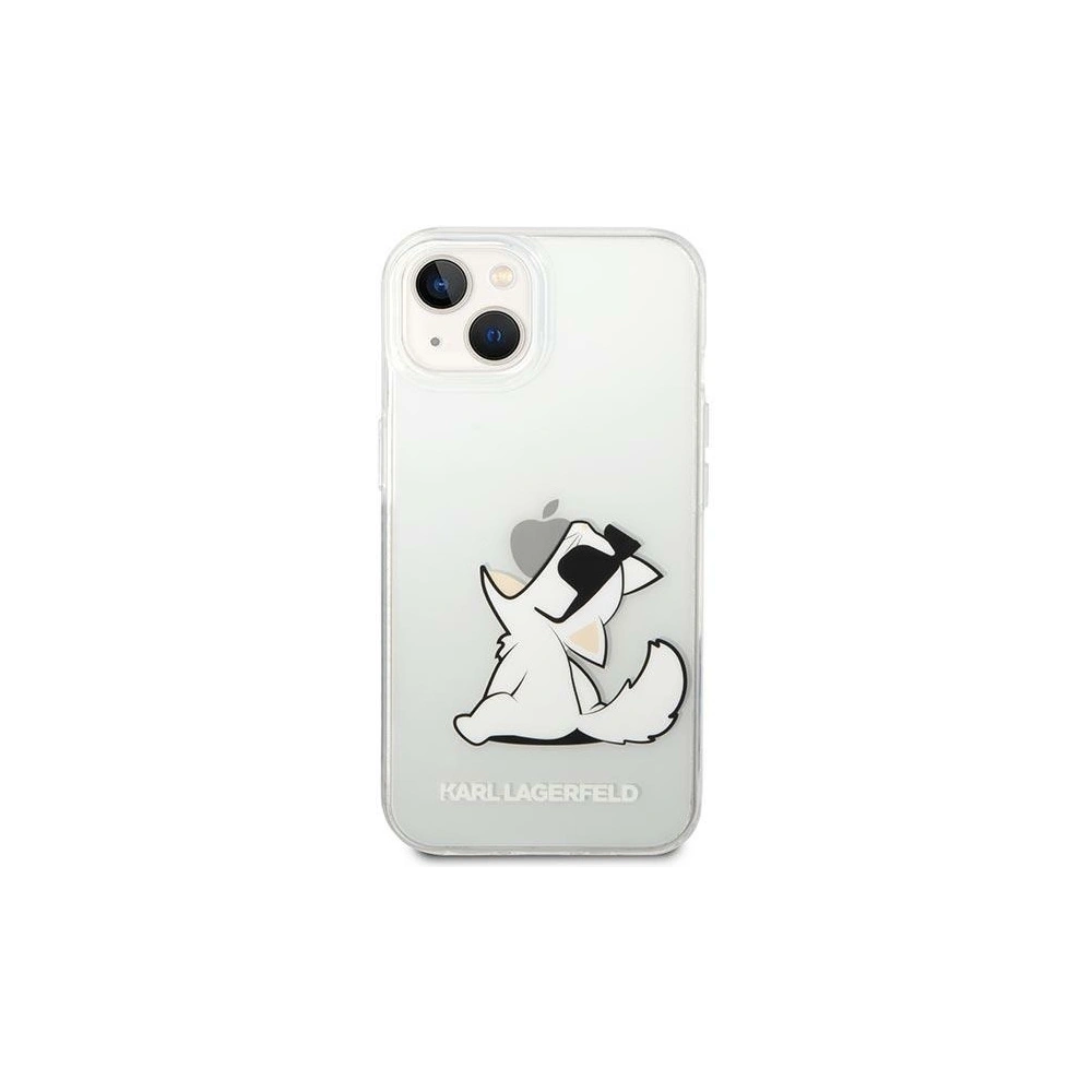Etui Karl Lagerfeld KLHCP14SCFNRC Apple iPhone 14 hardcase przeźroczysty/transparent Choupette Fun