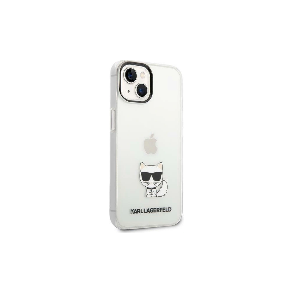 Etui Karl Lagerfeld KLHCP14SCTTR Apple iPhone 14 hardcase przeźroczysty/transparent Choupette Body