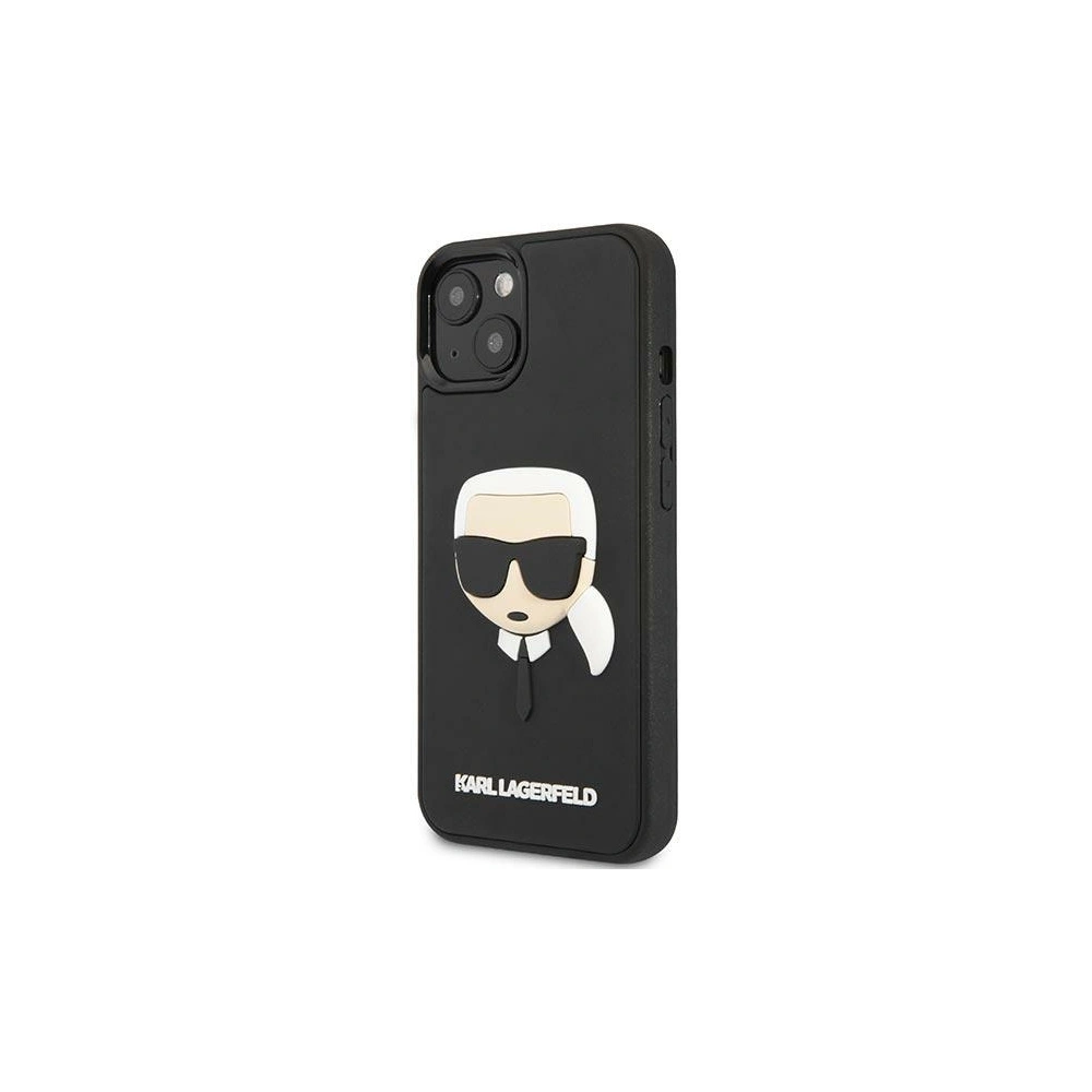 Etui Karl Lagerfeld KLHCP14SKH3DBK Apple iPhone 14 czarny/black hardcase 3D Rubber Karl`s Head
