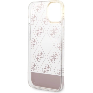 Etui Guess GUHCP14MHG4MHP Apple iPhone 14 Plus / 15 Plus różowy/pink hardcase 4G Pattern Script