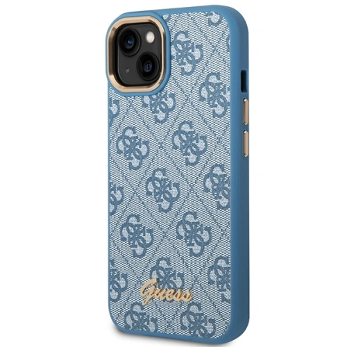 Kup Etui Guess GUHCP14MHG4SHB Apple iPhone 14 Plus / 15 Plus modrý/blue tvrdý kryt 4G Vintage Gold Logo - GUE1986 - {ean13} - Sklep Home Screen