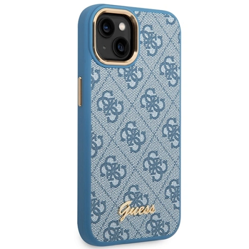 Kup Etui Guess GUHCP14MHG4SHB Apple iPhone 14 Plus / 15 Plus modrý/blue tvrdý kryt 4G Vintage Gold Logo - GUE1986 - {ean13} - Sklep Home Screen