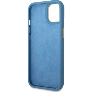 Etui Guess GUHCP14MHG4SHB Apple iPhone 14 Plus / 15 Plus niebieski/blue hard case 4G Vintage Gold Logo