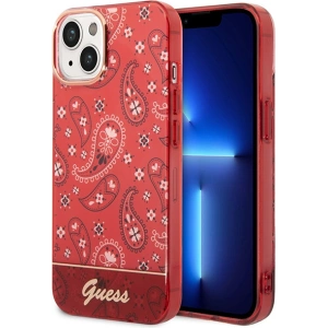 Etui Guess GUHCP14MHGBNHR Apple iPhone 14 Plus / 15 Plus czerwony/red hardcase Bandana Paisley
