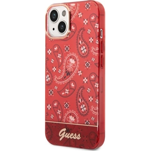 Etui Guess GUHCP14MHGBNHR Apple iPhone 14 Plus / 15 Plus czerwony/red hardcase Bandana Paisley