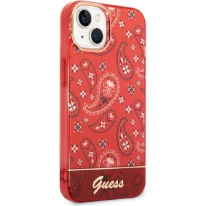Etui Guess GUHCP14MHGBNHR Apple iPhone 14 Plus / 15 Plus czerwony/red hardcase Bandana Paisley