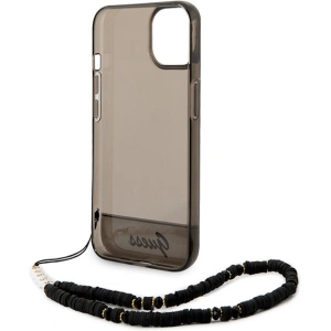 Etui Guess GUHCP14MHGCOHK Apple iPhone 14 Plus / 15 Plus czarny/black hardcase Translucent Pearl Strap