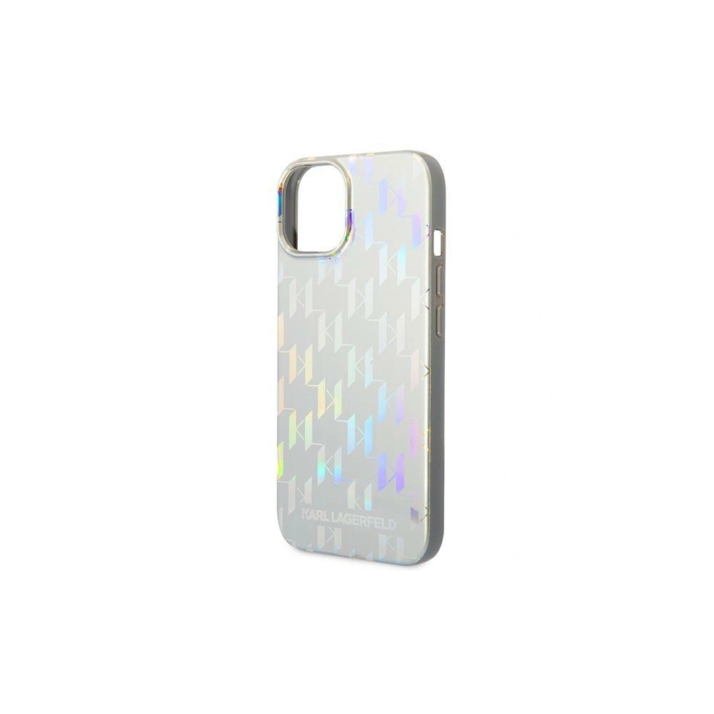 Etui Karl Lagerfeld KLHCP14SLGMMSV3 Apple iPhone 14 hardcase srebrny/silver Monogram Iridescent