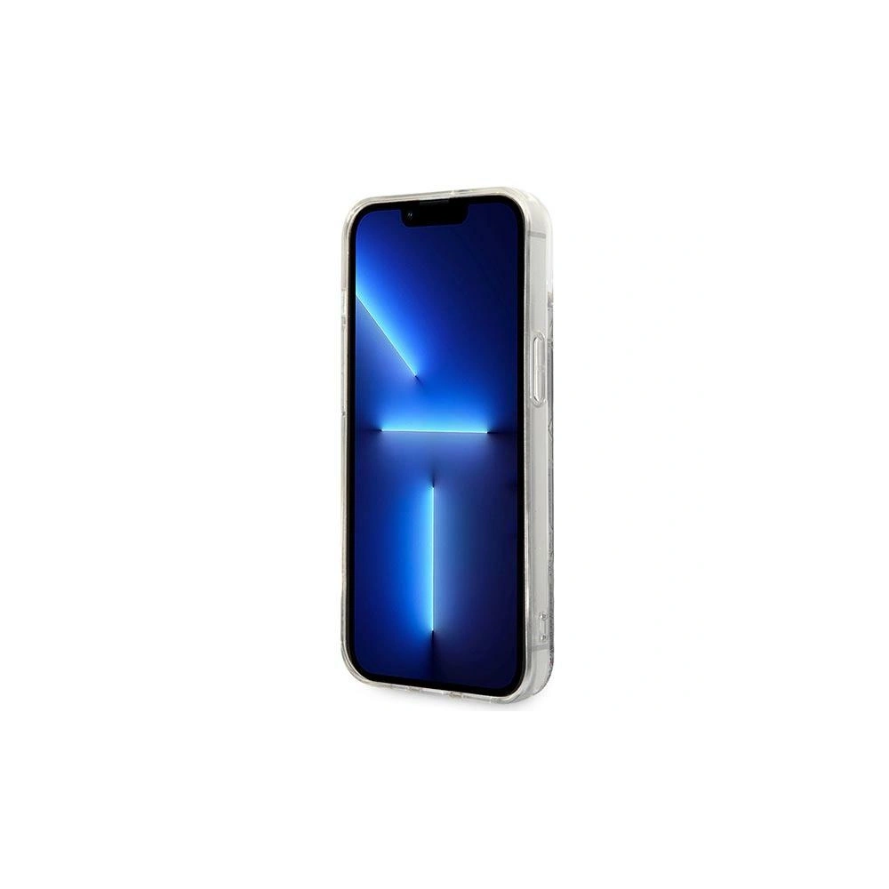 Etui Karl Lagerfeld KLHCP14SLMNMK Apple iPhone 14 hardcase czarny/black Liquid Glitter Monogram