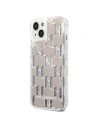 Kup Etui Karl Lagerfeld KLHCP14SLMNMS Apple iPhone 14 hardcase srebrny/silver Liquid Glitter Monogram - KLD1054 - {ean13} - Sklep Home Screen