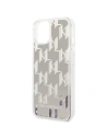 Kup Etui Karl Lagerfeld KLHCP14SLMNMS Apple iPhone 14 hardcase srebrny/silver Liquid Glitter Monogram - KLD1054 - {ean13} - Sklep Home Screen