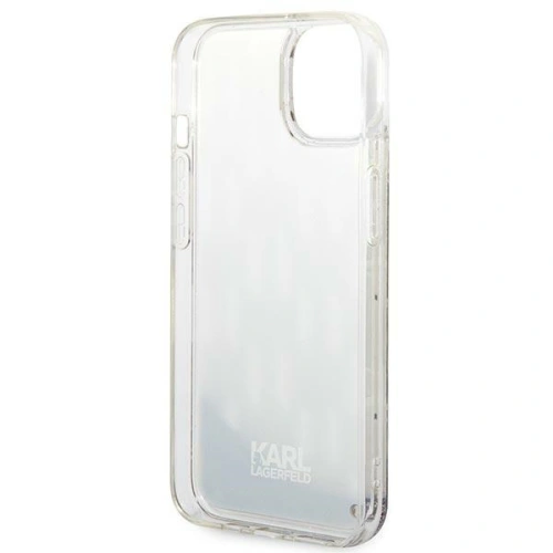 Kup Etui Karl Lagerfeld KLHCP14SLMNMS Apple iPhone 14 hardcase srebrny/silver Liquid Glitter Monogram - KLD1054 - {ean13} - Sklep Home Screen