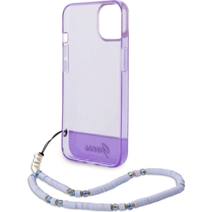 Etui Guess GUHCP14MHGCOHU Apple iPhone 14 Plus / 15 Plus fioletowy/purple hardcase Translucent Pearl Strap