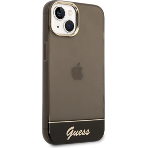 Etui Guess GUHCP14MHGCOK Apple iPhone 14 Plus / 15 Plus czarny/black hardcase Translucent