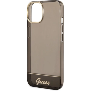 Etui Guess GUHCP14MHGCOK Apple iPhone 14 Plus / 15 Plus czarny/black hardcase Translucent