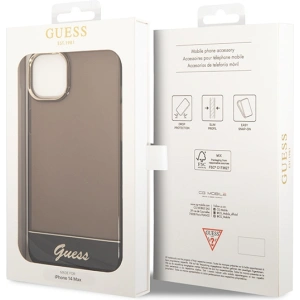 Etui Guess GUHCP14MHGCOK Apple iPhone 14 Plus / 15 Plus czarny/black hardcase Translucent