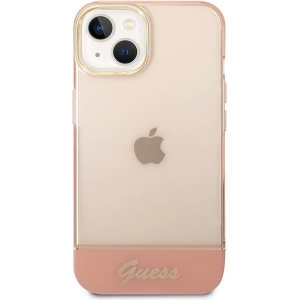 Etui Guess GUHCP14MHGCOP Apple iPhone 14 Plus / 15 Plus różowy/pink hardcase Translucent