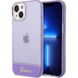 Etui Guess GUHCP14MHGCOU Apple iPhone 14 Plus / 15 Plus fioletowy/purple hardcase Translucent