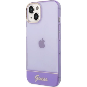 Etui Guess GUHCP14MHGCOU Apple iPhone 14 Plus / 15 Plus fioletowy/purple hardcase Translucent