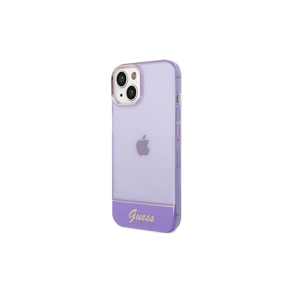 Etui Guess GUHCP14MHGCOU Apple iPhone 14 Plus / 15 Plus fioletowy/purple hardcase Translucent
