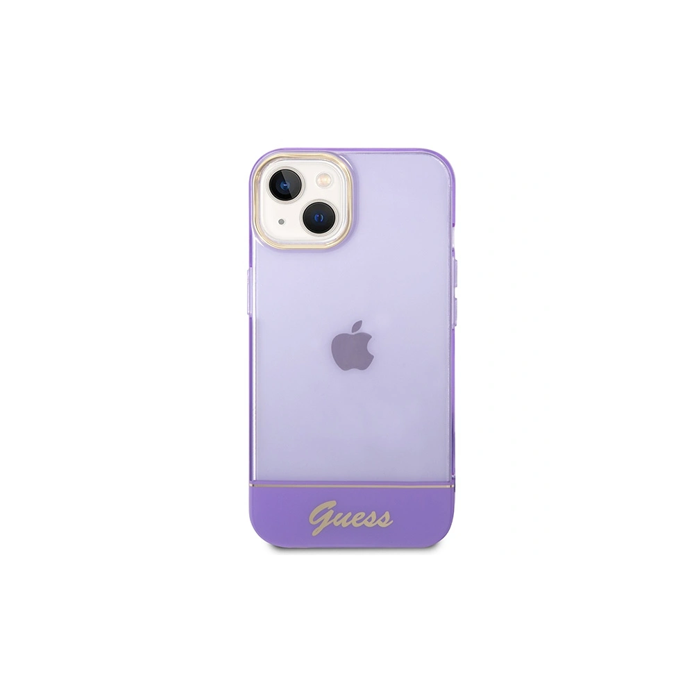 Etui Guess GUHCP14MHGCOU Apple iPhone 14 Plus / 15 Plus fioletowy/purple hardcase Translucent