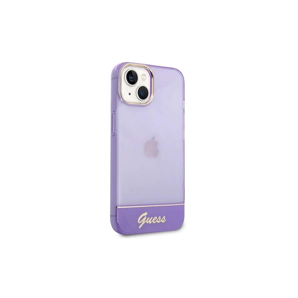 Etui Guess GUHCP14MHGCOU Apple iPhone 14 Plus / 15 Plus fioletowy/purple hardcase Translucent