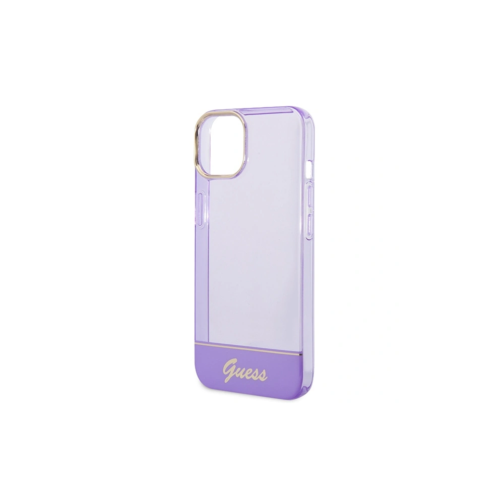 Etui Guess GUHCP14MHGCOU Apple iPhone 14 Plus / 15 Plus fioletowy/purple hardcase Translucent