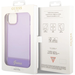 Etui Guess GUHCP14MHGCOU Apple iPhone 14 Plus / 15 Plus fioletowy/purple hardcase Translucent