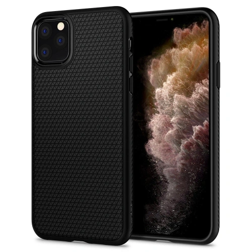 Kup Case Spigen Liquid Air Apple iPhone 11 Pro Max Schwarz - SPN427BLK - {ean13} - Sklep Home Screen