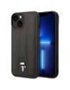 Case Karl Lagerfeld KLHCP14SPSQPK Apple iPhone 14 Hardcase schwarz/black Puffy Ikonik Pin