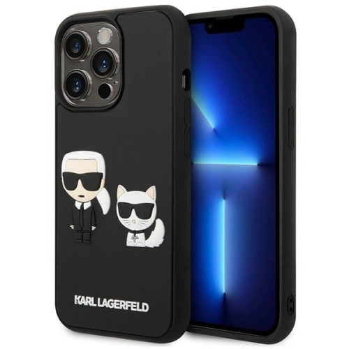 Kup Etui Karl Lagerfeld KLHCP14X3DRKCK Apple iPhone 14 Pro Max černý/black hardcase Karl&Choupette Ikonik 3D - KLD1059 - {ean13} - Sklep Home Screen