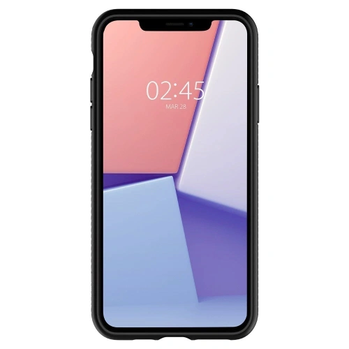 Kup Case Spigen Liquid Air Apple iPhone 11 Pro Max Schwarz - SPN427BLK - {ean13} - Sklep Home Screen