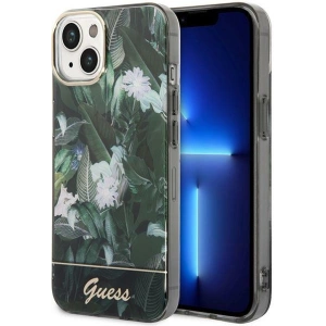 Etui Guess GUHCP14MHGJGHA Apple iPhone 14 Plus / 15 Plus zielony/green hardcase Jungle Collection