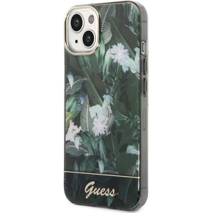 Etui Guess GUHCP14MHGJGHA Apple iPhone 14 Plus / 15 Plus zielony/green hardcase Jungle Collection